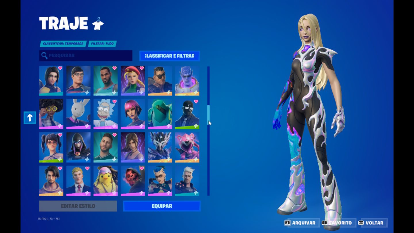 Conta de fortnite old + salve o mundo old + conta epic com 125 jogos