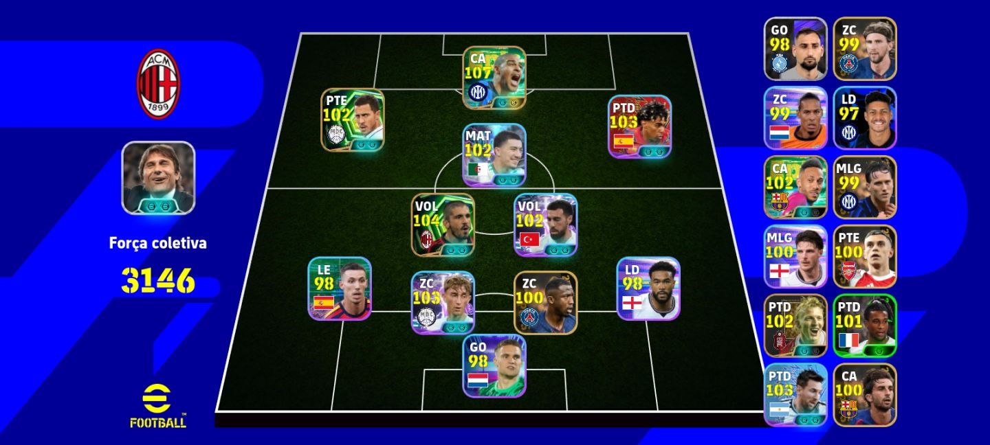 Contas efootball