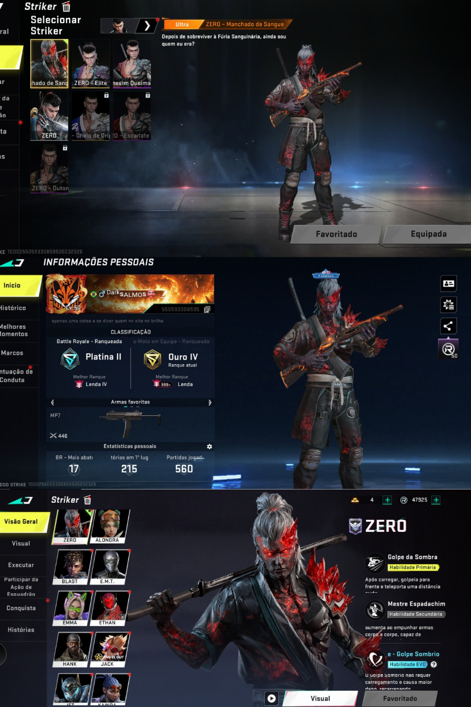 CONTA SUPER GEMADA | FAL ATTACK ON TITAN + DRACO EVO + 9 ULTRAS | LOGIN LIMPO