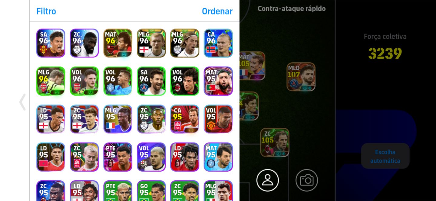 CONTA Efootball +3245 de força, PREÇO NEGOCIÁVEL