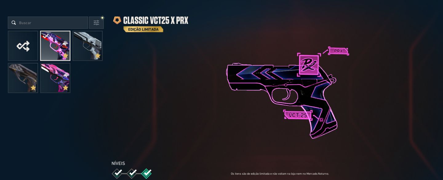 CONTA VALORANT VARIAS SKINS