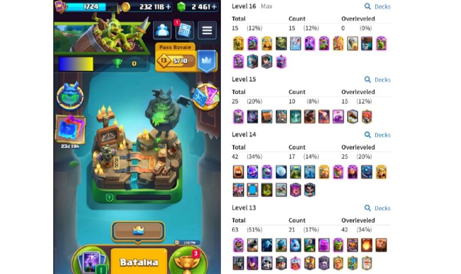 Conta RARISSIMA de CLASH ROYALE | 7 anos