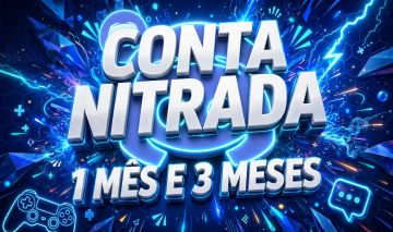 CONTA COM NITRO ATIVO / 1 MÊS / 3 MESES/ 1 ANO / ENTREGAS AUTOMATICA