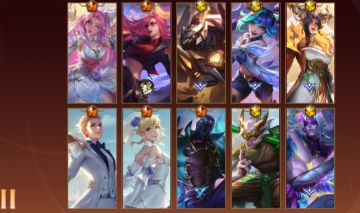 Conta wild com muitas skins de evento