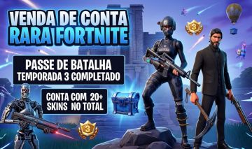 Fortnite Conta Rara Temporada 3 e 4
