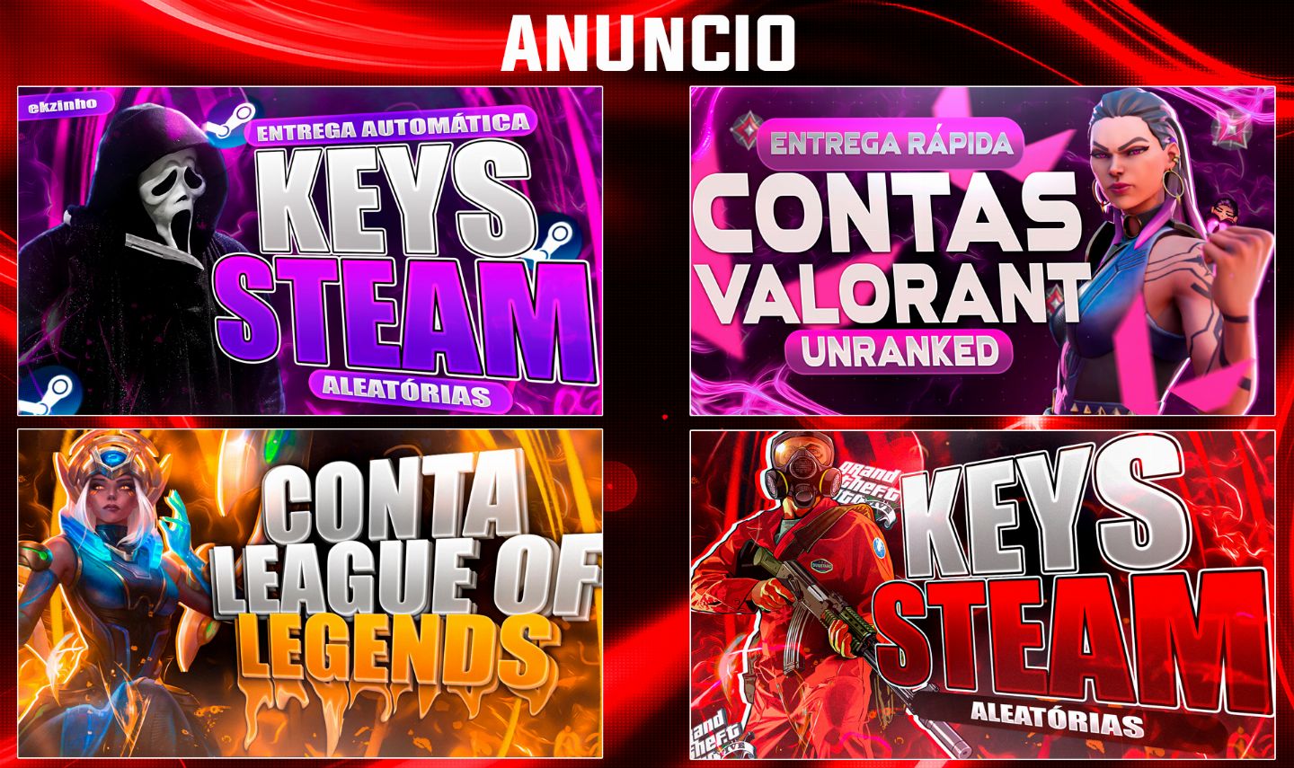 DESIGNER (THUMBNAIL, LOGO, ANUNCIOS, TABELAS, GIFS) - [BARATO E RÁPIDO]