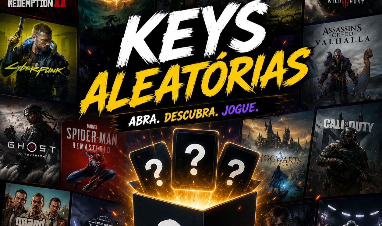 Steam Keys Aleatórias: Sorteie seu próximo jogo!