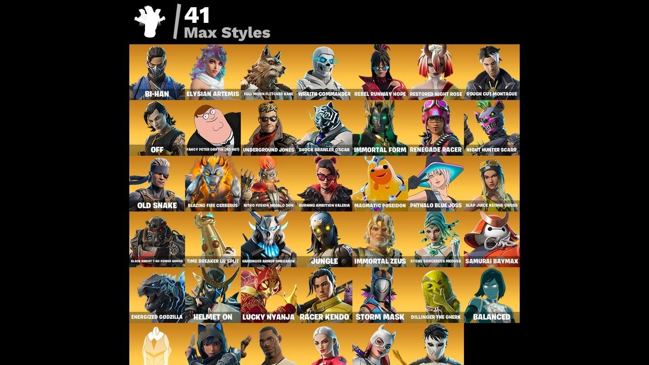 Conta Fortnite 94 SKINS/ MONGRAL/ SNOOP DOG/ LARA CROFT NOVA