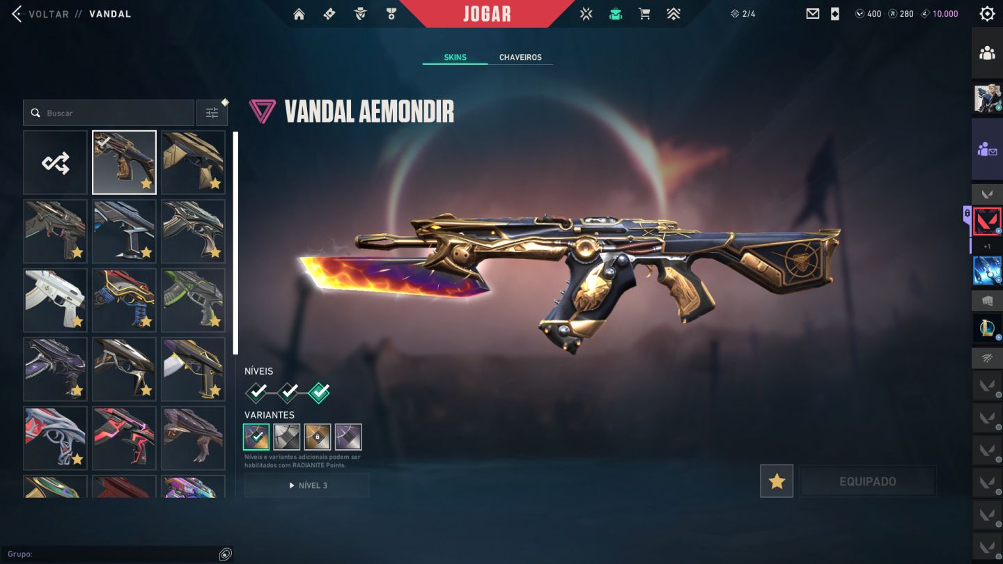 Conta valorant diamante, max elo ascendente.