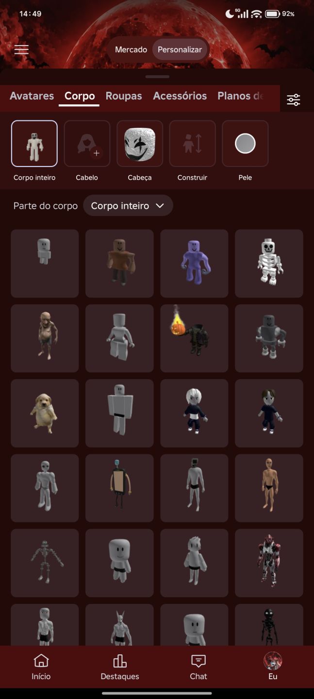 CONTA DE ROBLOX COM KORBLOX + HEADLESS