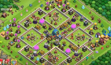 Conta clash of clans cv 12 antiga