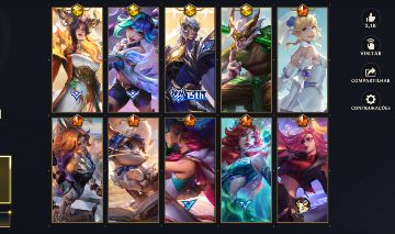 CONTA WILD RIFT -90 SKINS|4 PRESTÍGIO/PRIMOROSA|JARVAN IV MÍTICO | ELITE COLEÇÃO