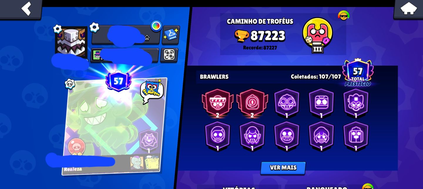 Conta Brawl Stars | 87K Troféus