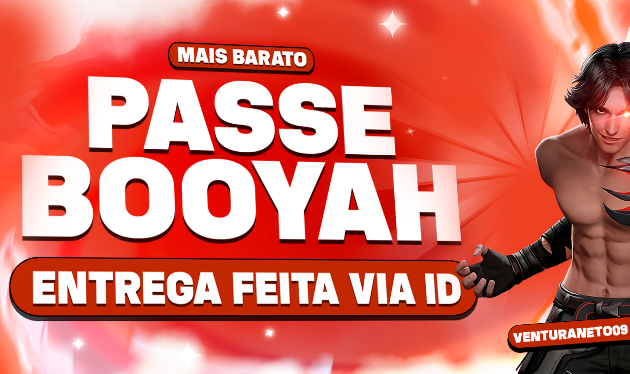 [PROMOÇÃO ] PASSE BOOYAH PREMIUM FREE FIRE + BRINDE - NÃO PRECISA ADICIONAR