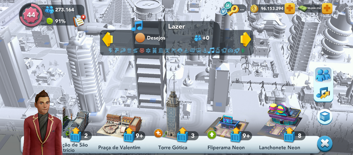 CONSTRUÇÕES PAGAS (DESBLOQUEADAS SEM BANIMENTO) SIM CITY BUILDIT