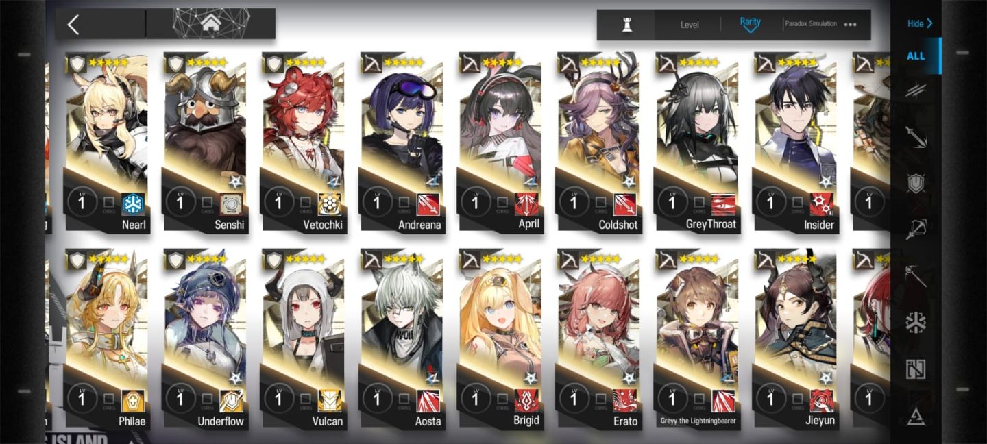 Conta Arknights END GAME