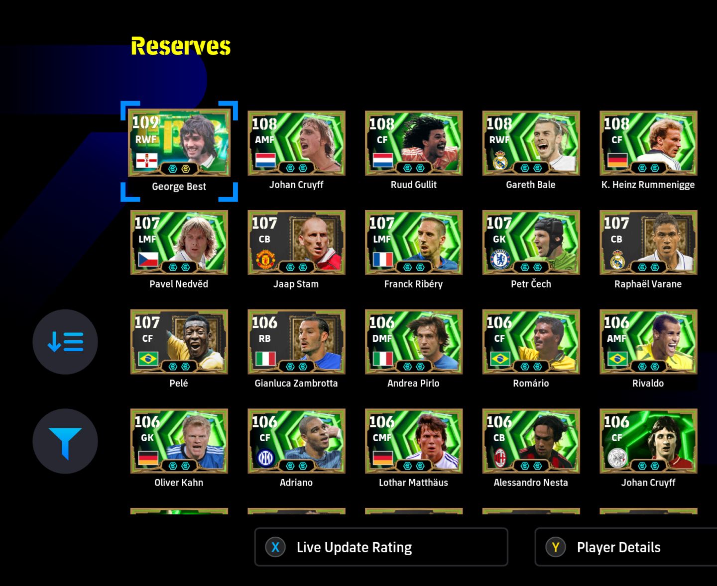 Conta eFootball Xbox / PC Microsoft - 3336 - 8 BigTime + 56 épicos + 35 ShowTime