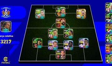 Conta eFootball Messi 110 + Salah 106 + Suárez 105 + Batistuta 105 | 3217