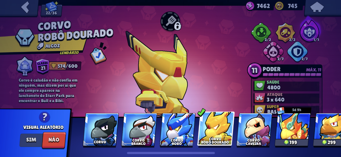[BRAWL STARS] | 25K TROFÉUS | 85/87 BRAWLERS | 11 HIPERCARGAS | FULL ACESSO