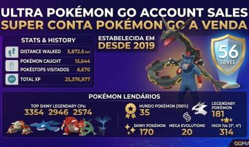 Conta de 2019 Pokemon go, recheada de lendario!