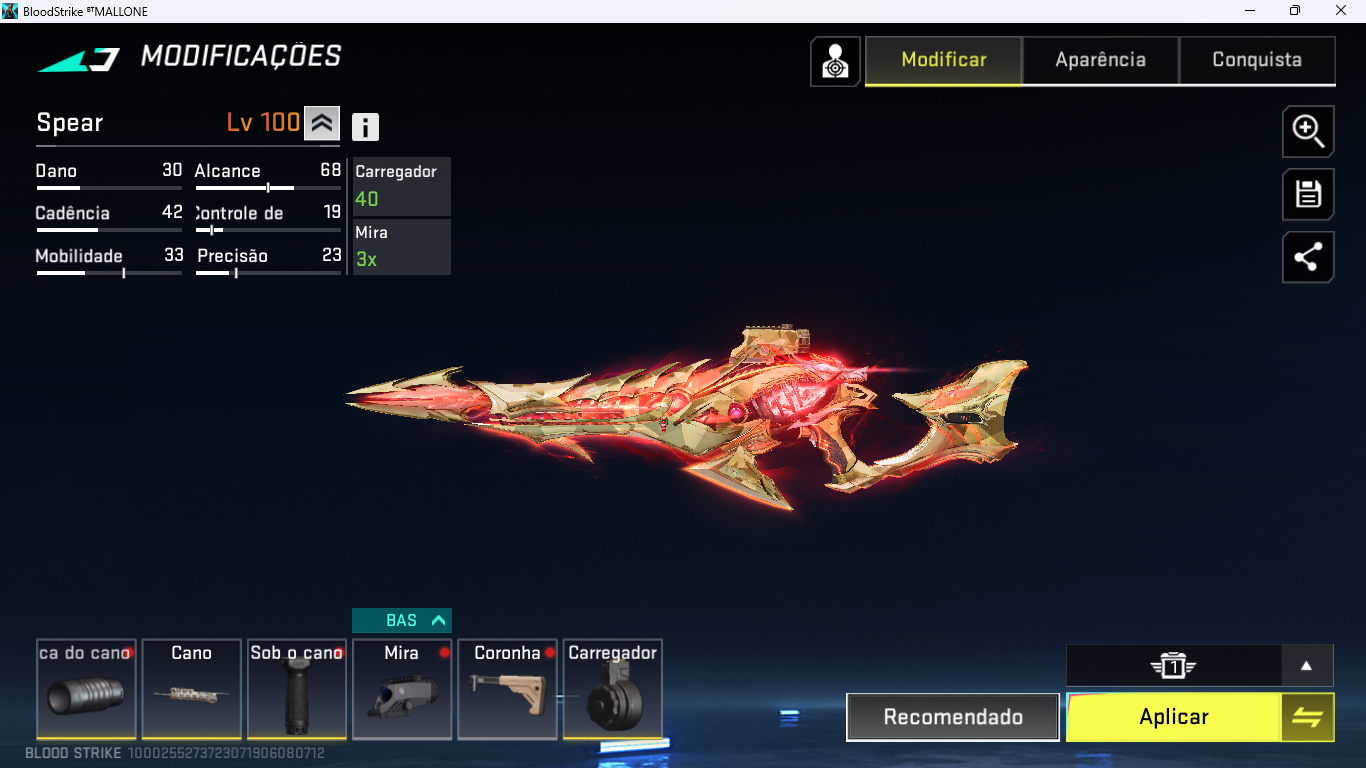 Conta BloodStrike | Skin NOVA - Rainha Escarlate +20 Skins Extras