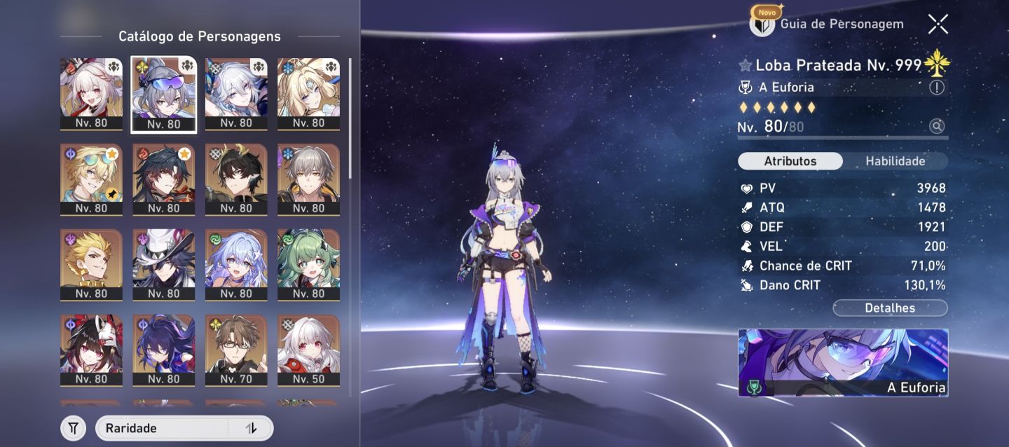 Silver wolf 999 acount honkai star rail
