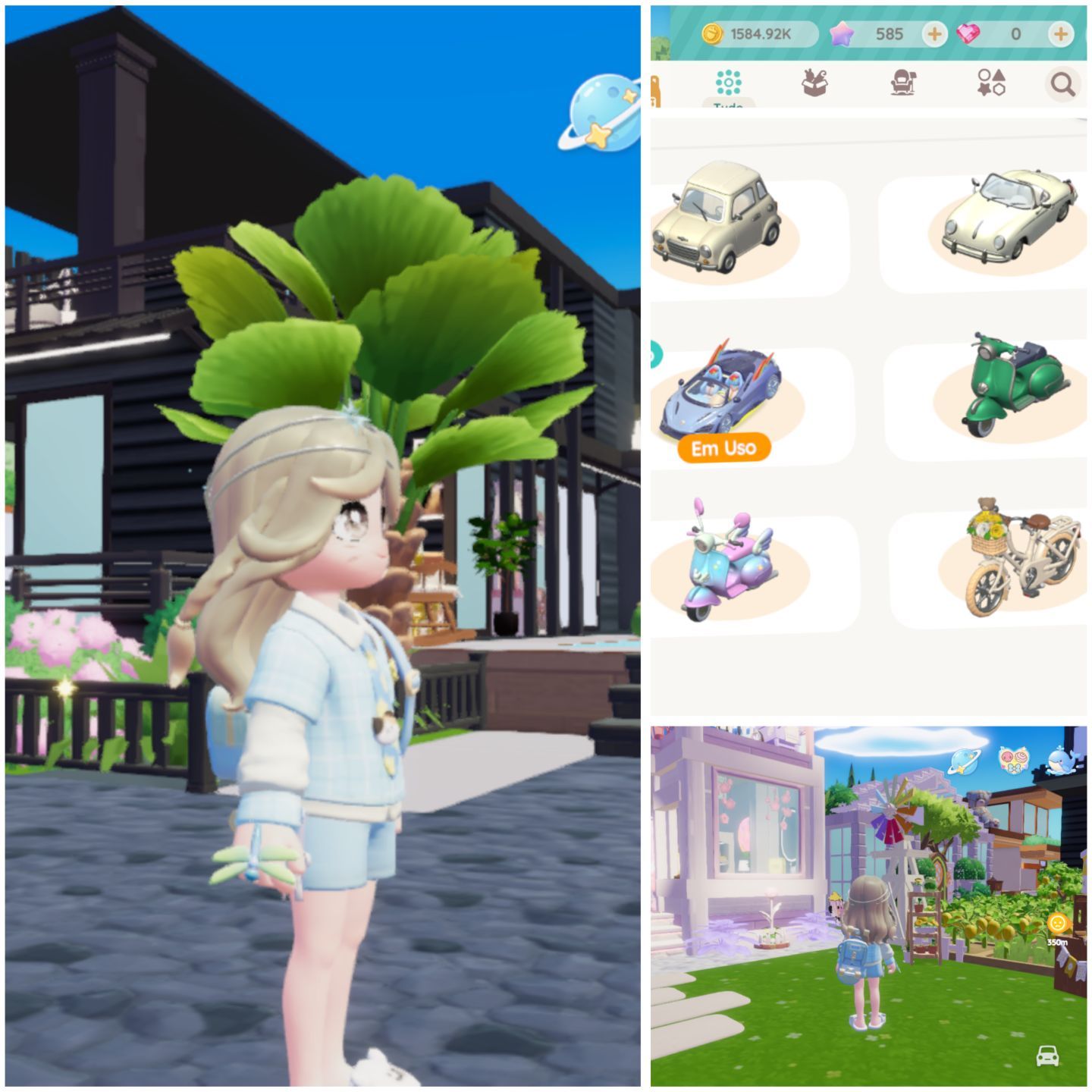 Conta Heartopia lvl 47 + Carro my little poney
