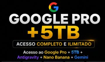 GOOGLE PRO + 5TB | ACESSO COMPLETO | 30 DIAS
