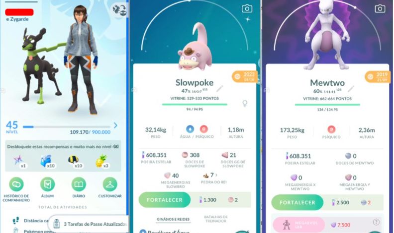 CONTA POKEMON GO LEVEL 45 | 06 LENDARIO | 26 BRILHANTE | POKEMON ANTIGOS