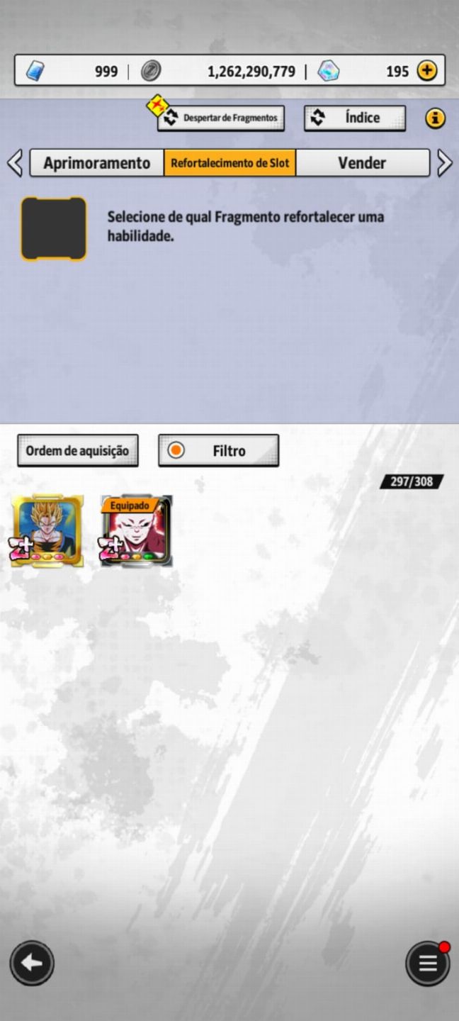 Conta DBZ LEGENDS COM 65 LFS!!!