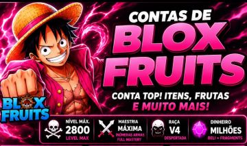 CONTAS BLOX FRUITS COM V4, KITSUNE, FRUTAS MÍTICAS