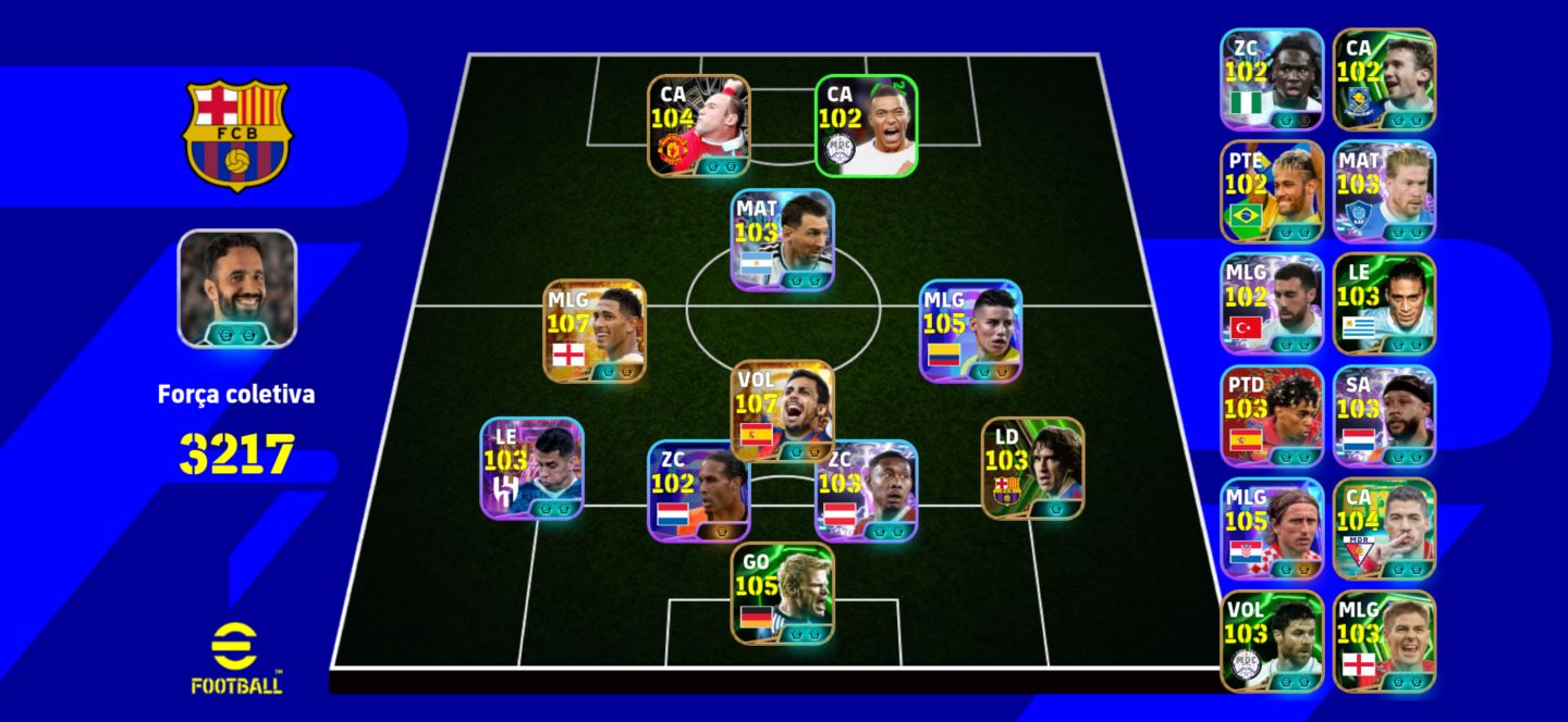 Conta efootball beli gol e cia
