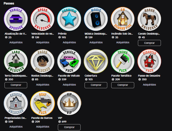 Conta de roblox rica com muitos passes 25k de robux gastos + 140 robux