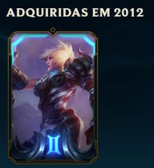 CONTA LoL | 129 SKINS | RIVEN CAMPEONATO 2012 | 22 LEGADAS