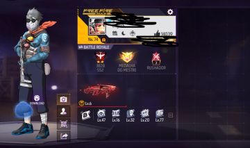 CONTA FREE FIRE MUITO GEMADA