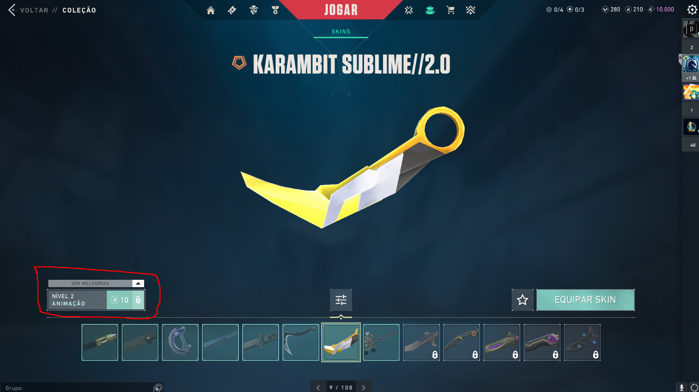 Conta Valorant criada na beta e com skins raras - Unico dono