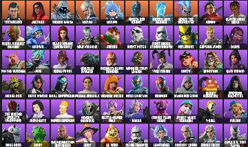 Conta Fortnite 172 Skins com Homer Simpson, Gojo e Renegade Raider
