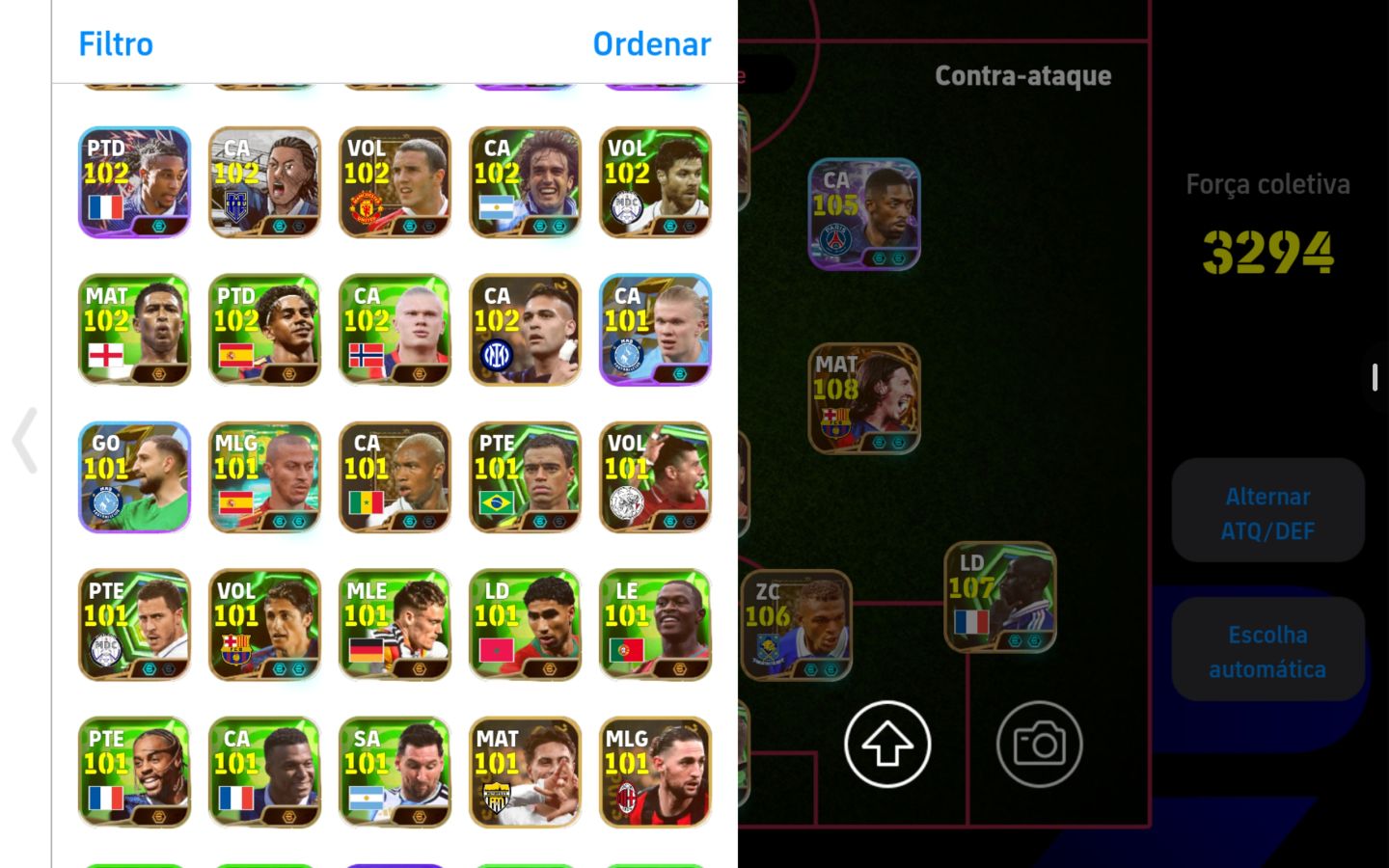 Conta eFootball FULL META | NEYMAR, GULLIT, ETOO e épicos meta
