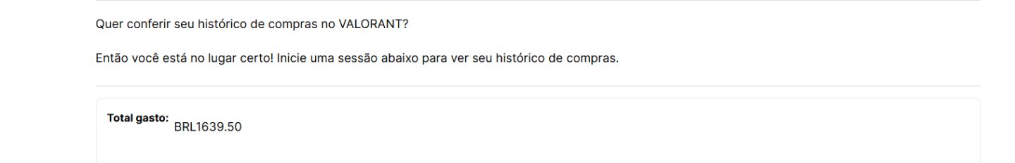 Conta valorant com +1.6k gastos muitas skins