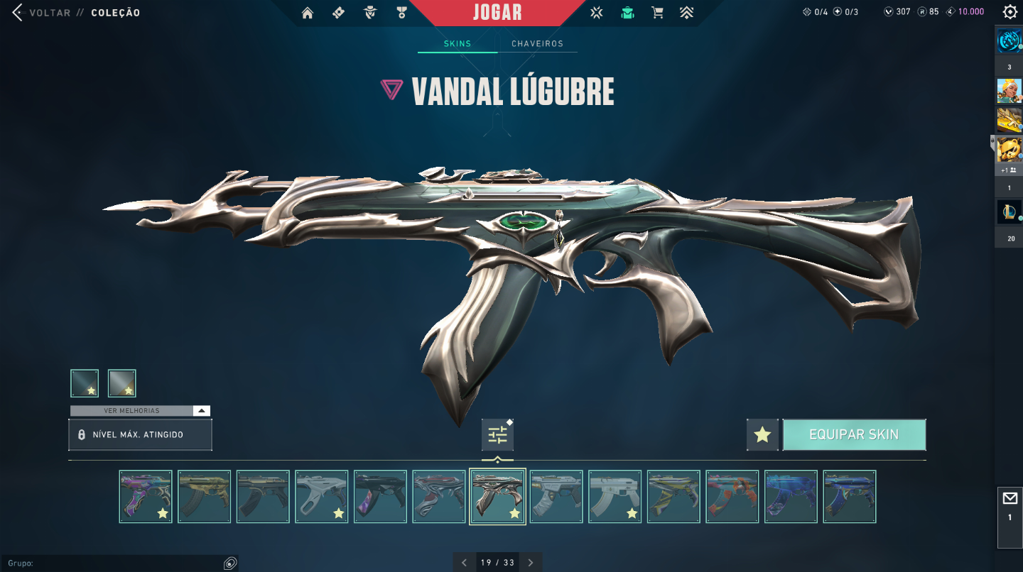 CONTA +50 FACAS, FULL SKIN, RADIANTE TODOS EP, +10K GASTOS