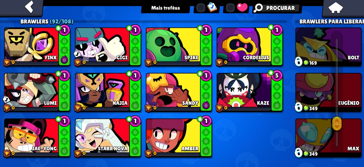 CONTA BRAWL STARS GEMADA!!
