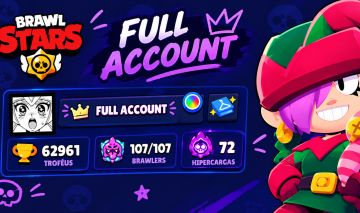 CONTA BRAWL STARS OG 2019 |62K TROFÉUS| 130+ SKINS(MÍSTICAS/LENDÁRIAS)+ 72 HIPER
