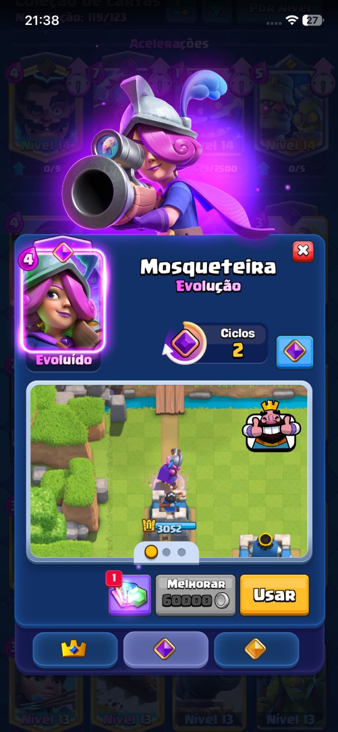 CONTA DE CLASH 8500 PERFEITA
