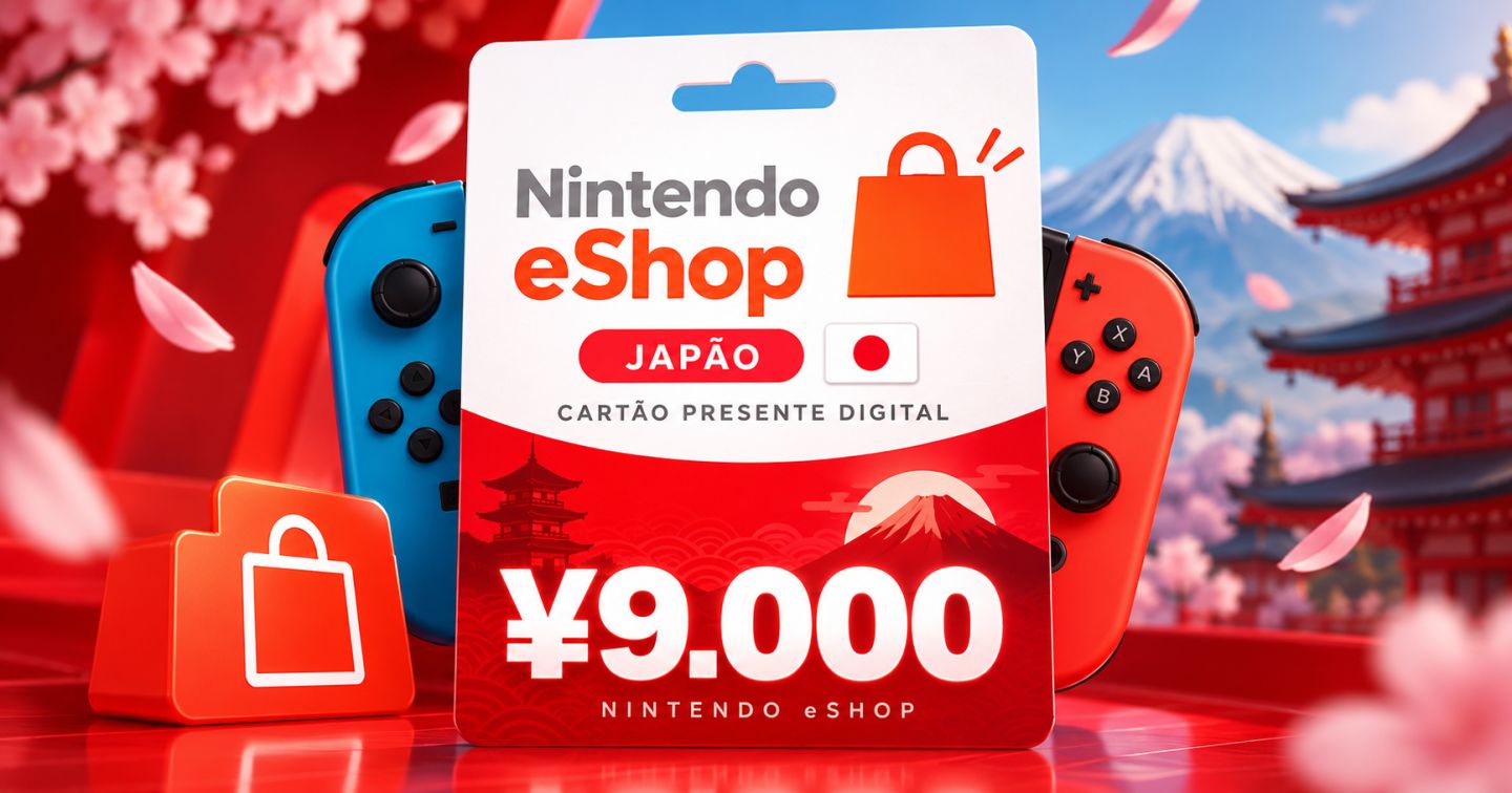 Nintendo eShop Gift Card Japão | Cartão Presente em Ienes