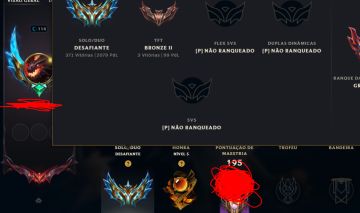 Conta challenger,77skins,143 campeões,mmr acima de 55%, aceito negociações
