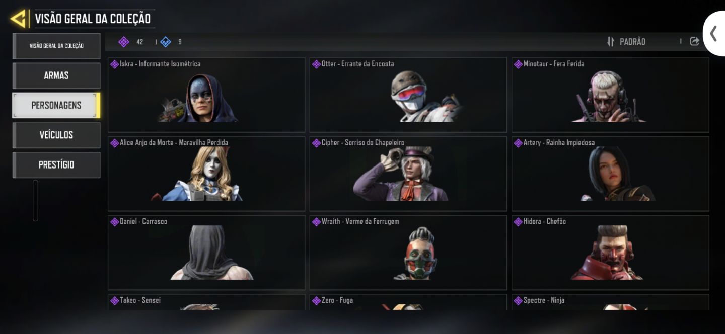 CONTA MUITO BOA DE COD