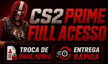 CONTA STEAM CS2 COM PRIME FULL ACESSO - CONTA NOVA!