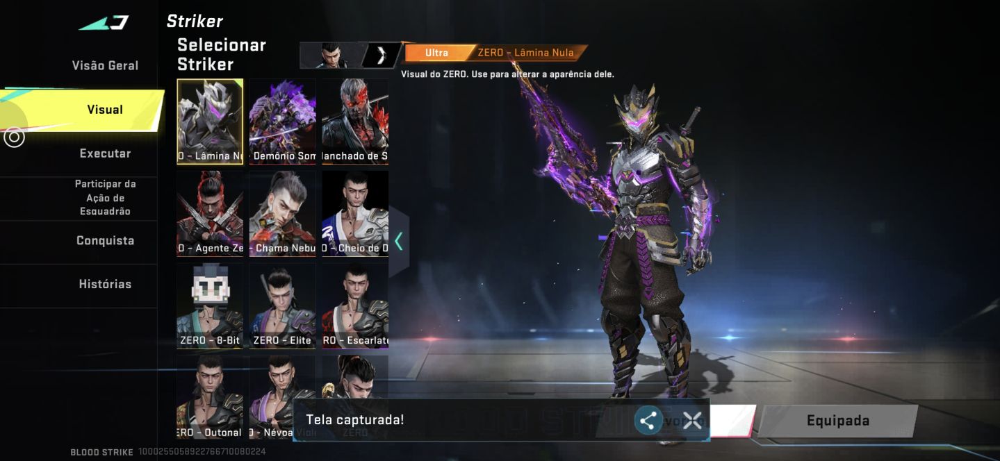 Conta BLood strike +de 3k gasto na conta mts eternas e 2 evo