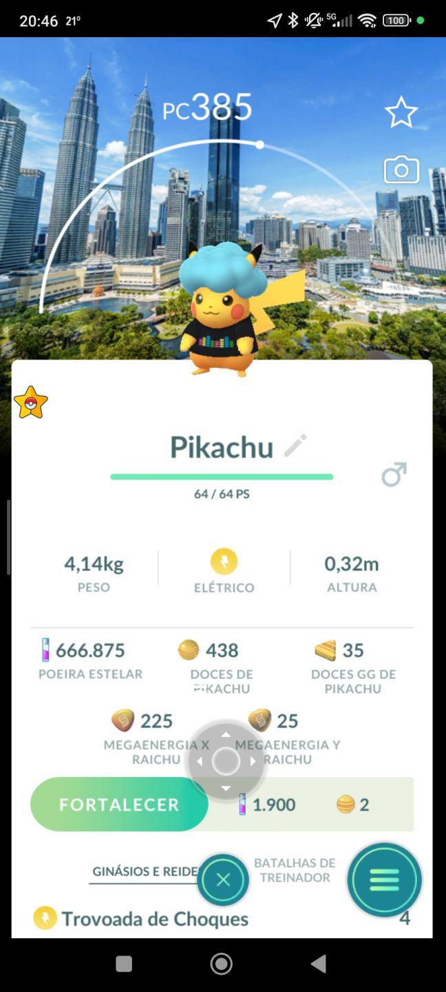 Pokémon com fundo especial(locais) e eventos