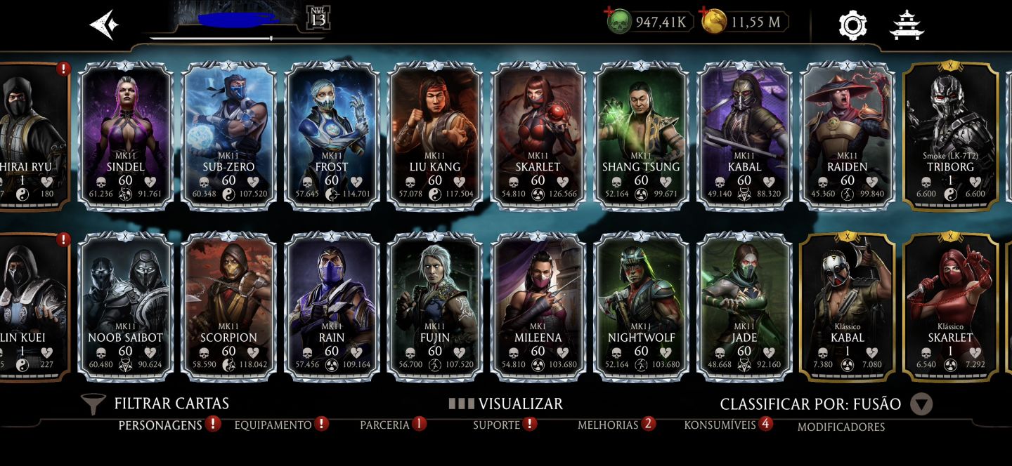 Conta MK mobile IOS